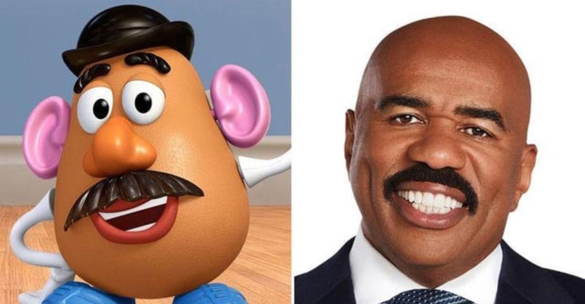 Mr. Potato Head and Steve Harvey