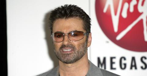 George Michael at a signing event at the Sunset Virgin Megastore on May 21, 2004