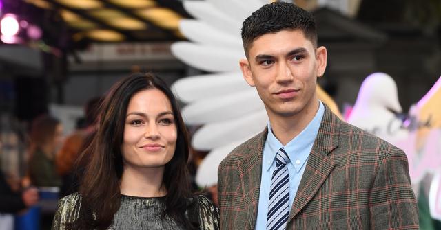 rchie Renaux with his partner Annie O'Hara attend the 'Catherine Called Birdy' UK premiere