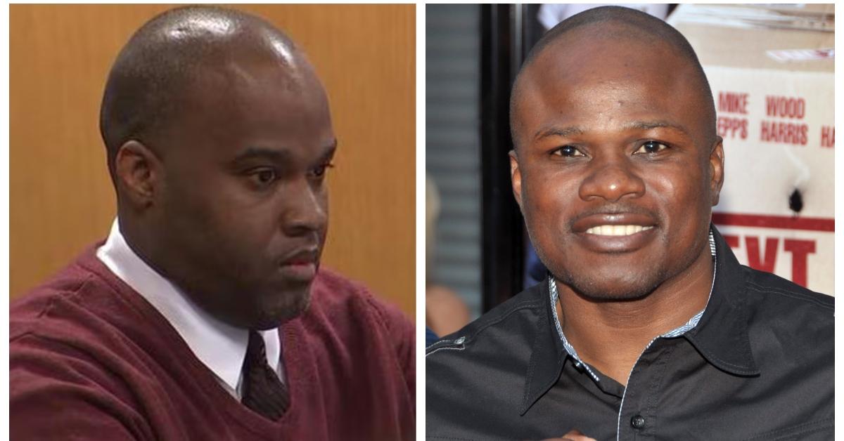 (L-R): Charmon Sinkfield in court; Boxer Vernon Forest