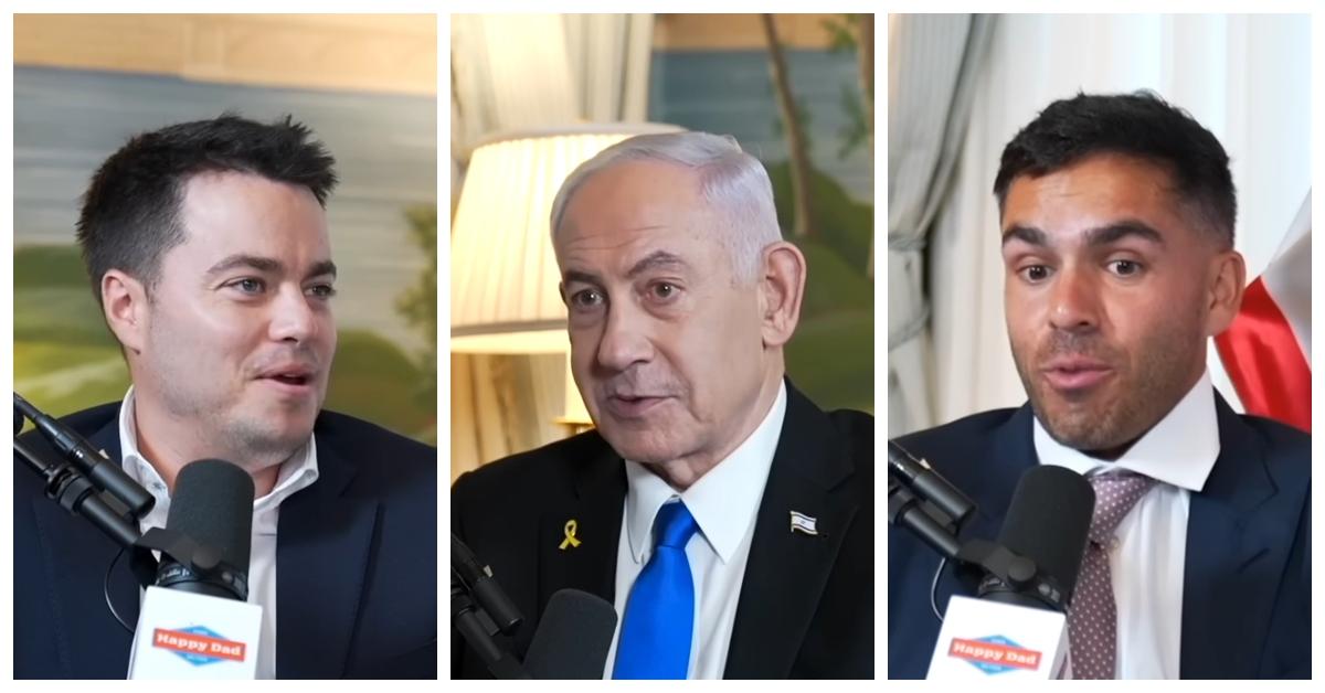 Benjamin Netanyahu interviewed by the Nelk Boys on the Full Send podcast