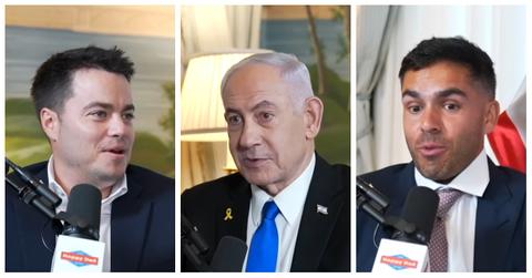 Benjamin Netanyahu interviewed by the Nelk Boys on the Full Send podcast