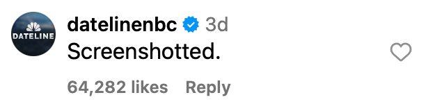 'Dateline' comments on Kristen Bell's controversial anniversary post.
