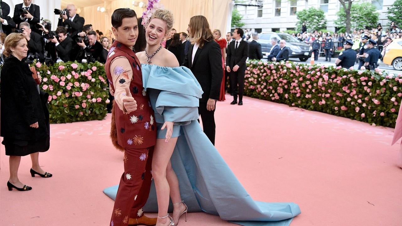 Cole Sprouse and Lili Reinhart at the Met Gala on May 6, 2019