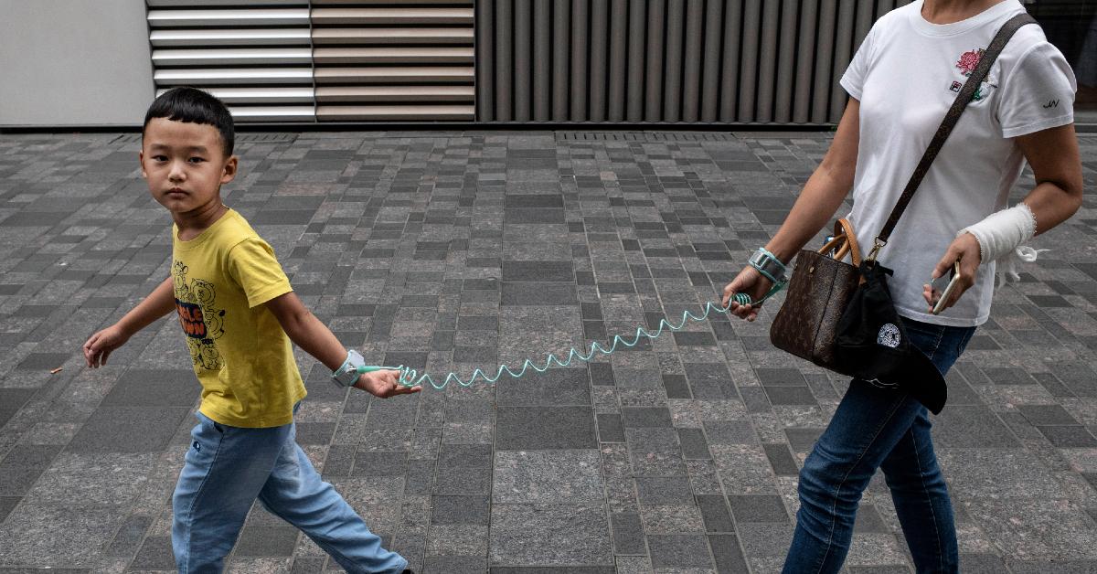 Child on Leash