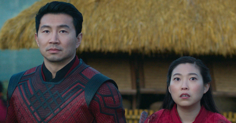 Awkwafina and Simu Liu in 'Shang-Chi'