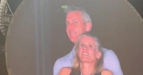 Andy Byron and Kristin Cabot at the Coldplay concert.