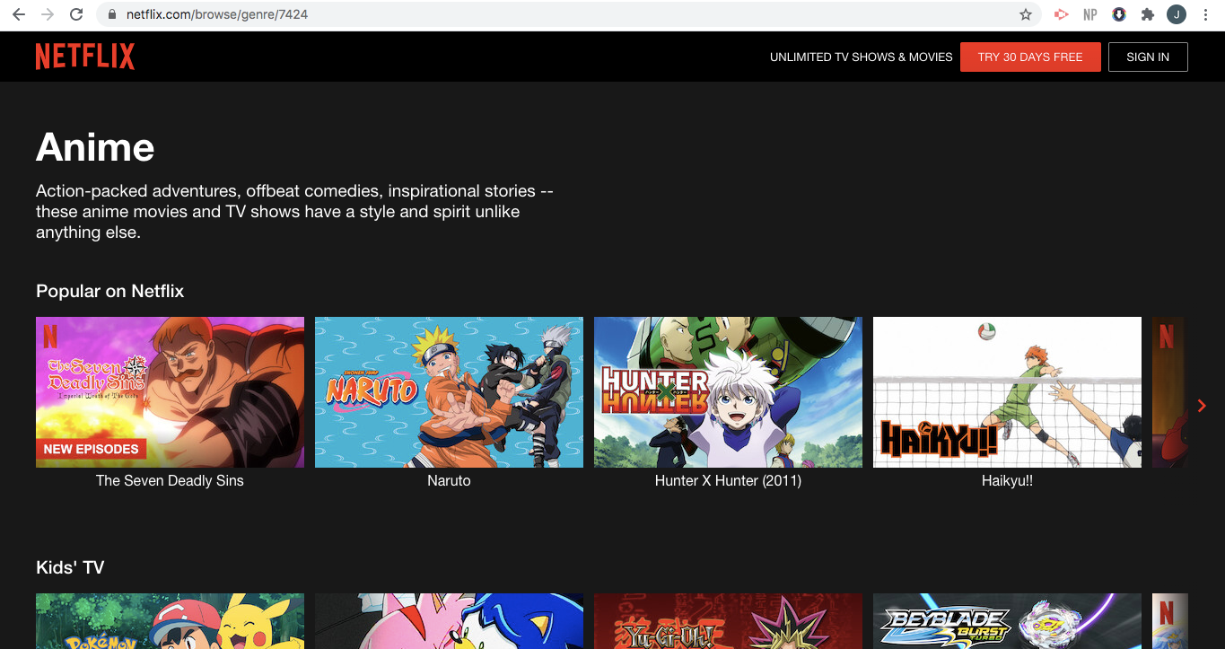 How to Unlock All Anime on Netflix A Guide to the Anime Category