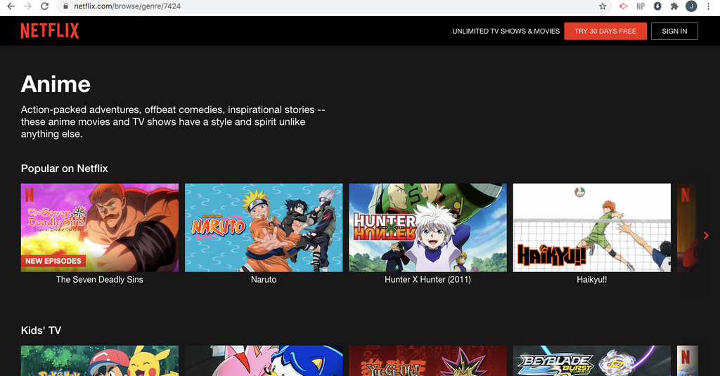 How to Unlock All Anime on Netflix: A Guide to the Anime Category