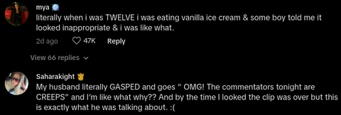 espn records women eating ice cream