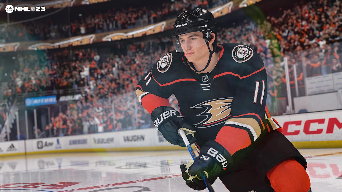 Trevor Zegras in 'NHL 23'