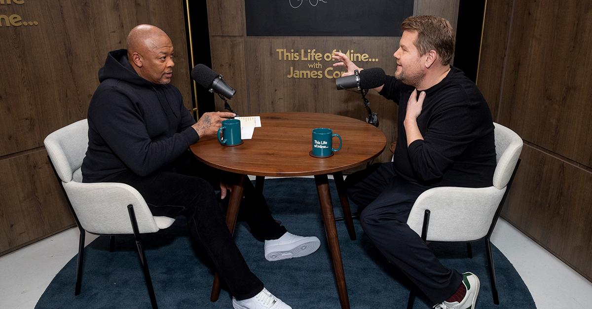 Dr. Dre speaks with James Corden