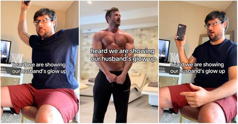 Husband's Glow-Up Leaves the Internet Utterly Shocked