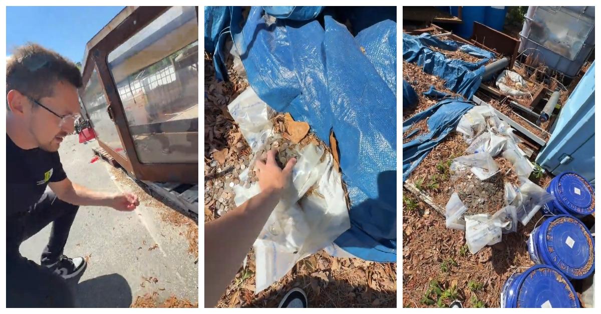 Thousands of Dollars Worth of Pennies Found Outside MrBeast's Compound