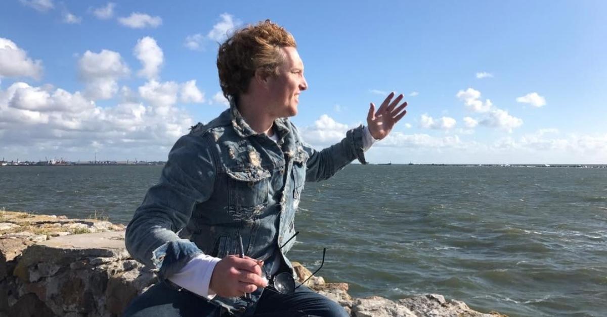 Ben Dreyfuss at the Baltic Sea.