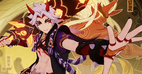 Arataki Itto in 'Genshin Impact'