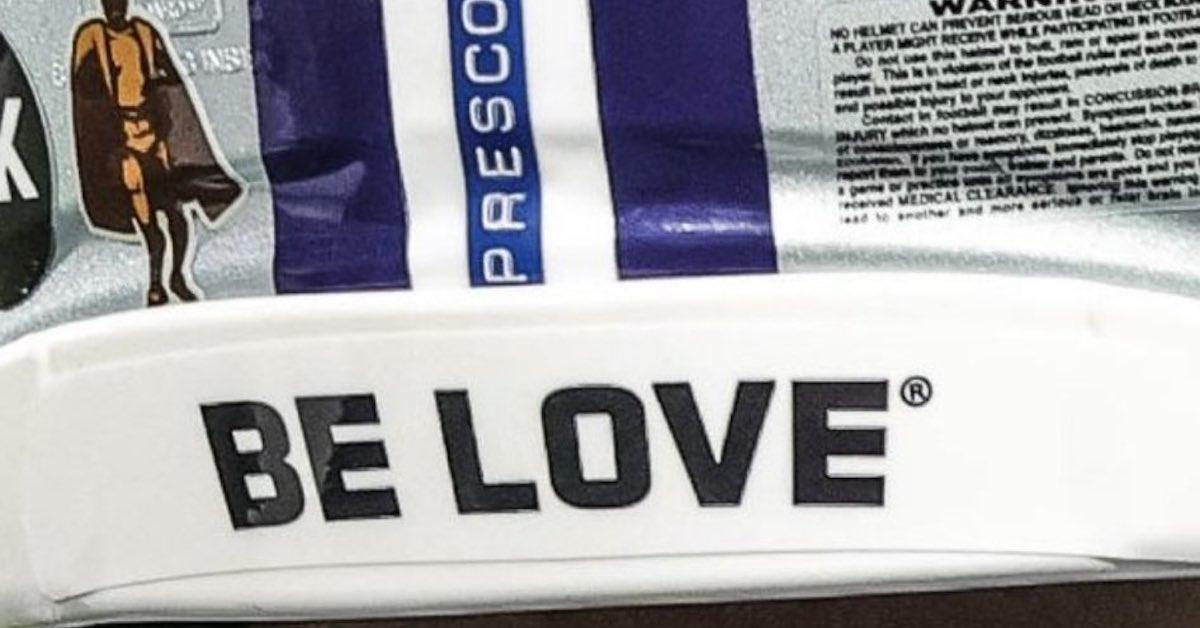 What Is “Be Love” on NFL Helmets? Details on Slogan
