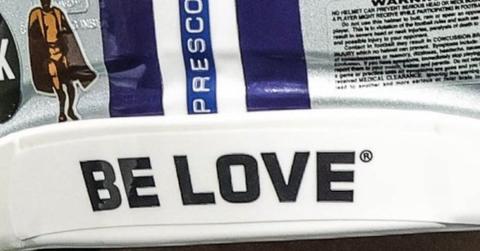 'Be Love' on Dak Prescott's NFL helmet