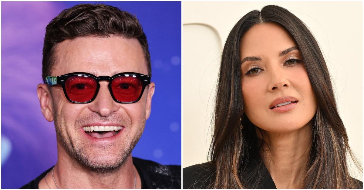 Justin Timberlake and Olivia Munn