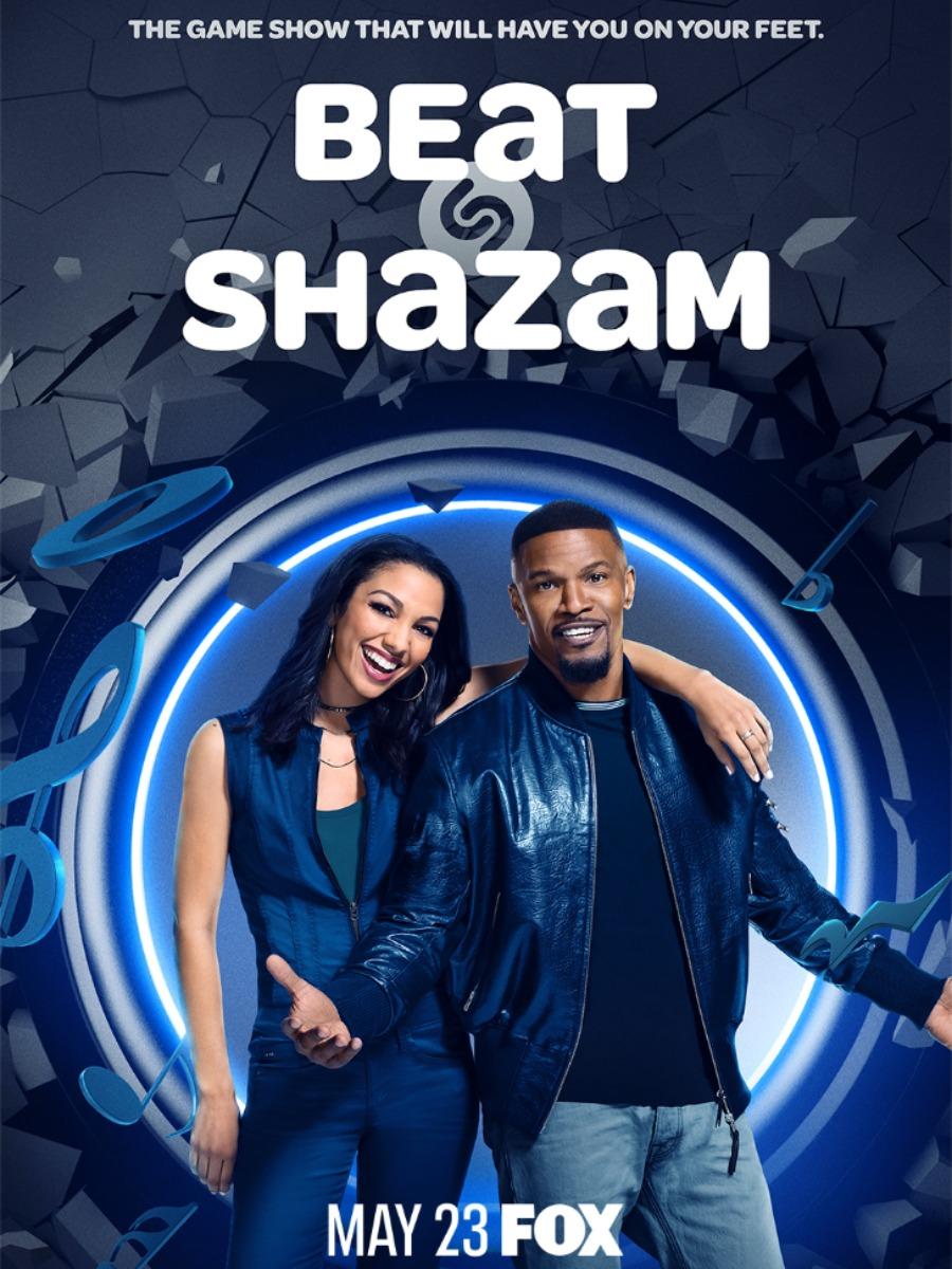 Corinne and Jamie Foxx from 'Beat Shazam'