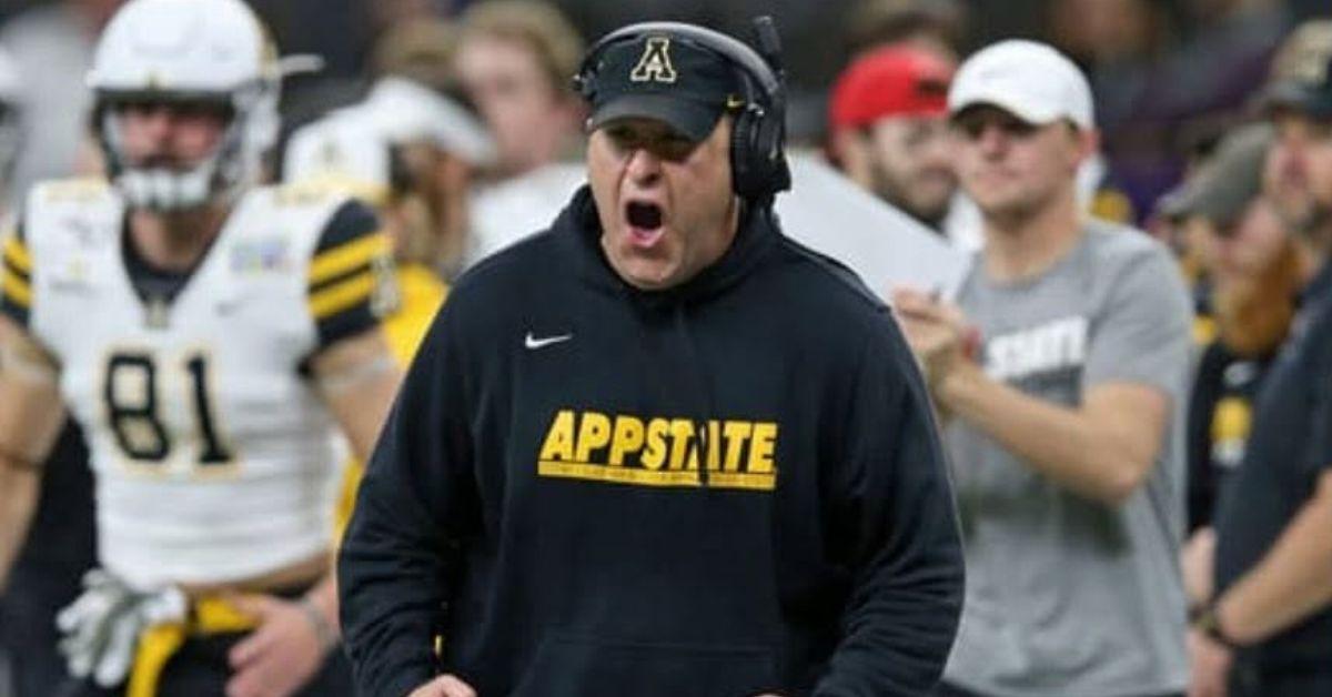Coach Shawn Clark Coaching Appalachian State College Football