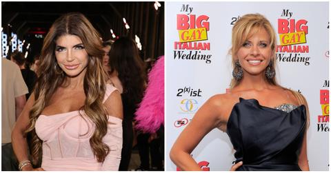 (l-r): Teresa Giudice and Dina Manzo