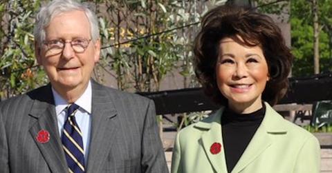 Mitch McConnell’s Wife Flies to China