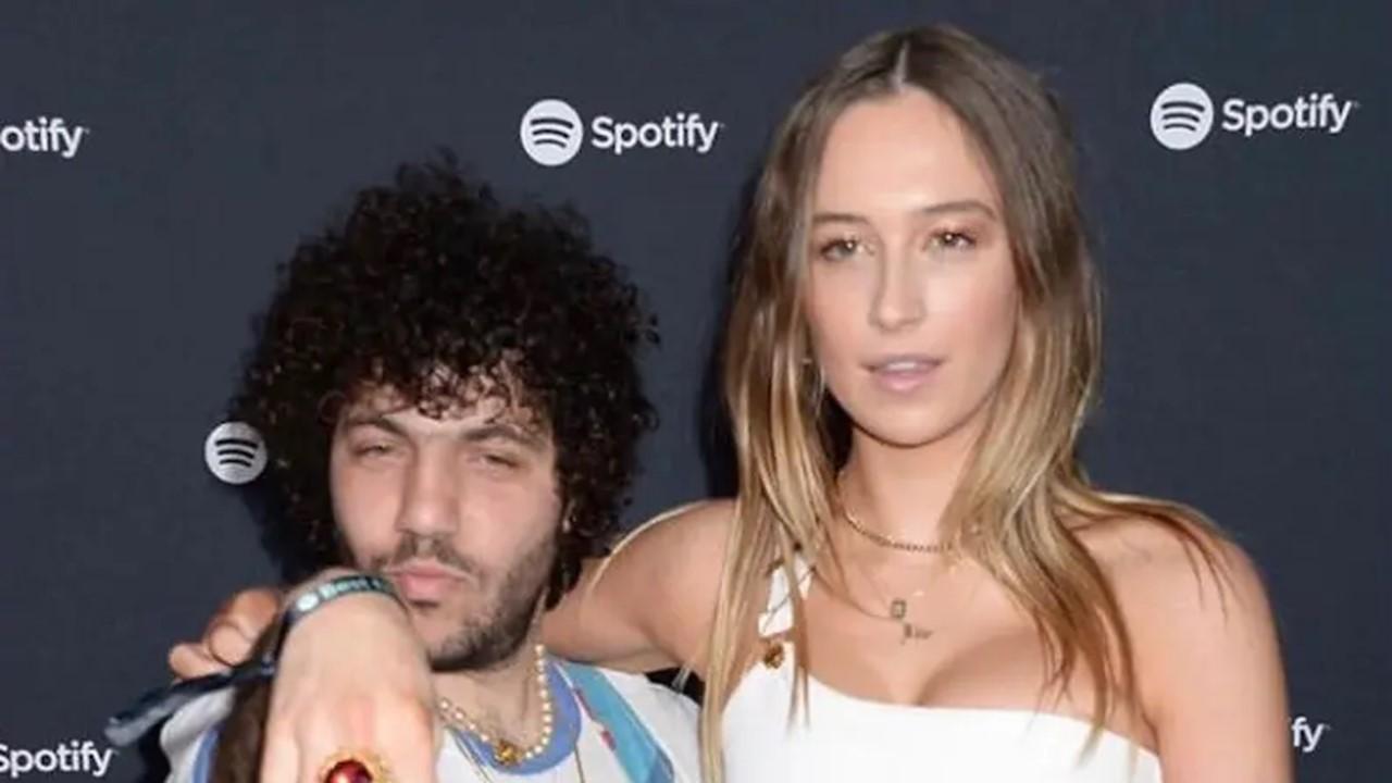 Benny Blanco and Elsie Hewitt at an event