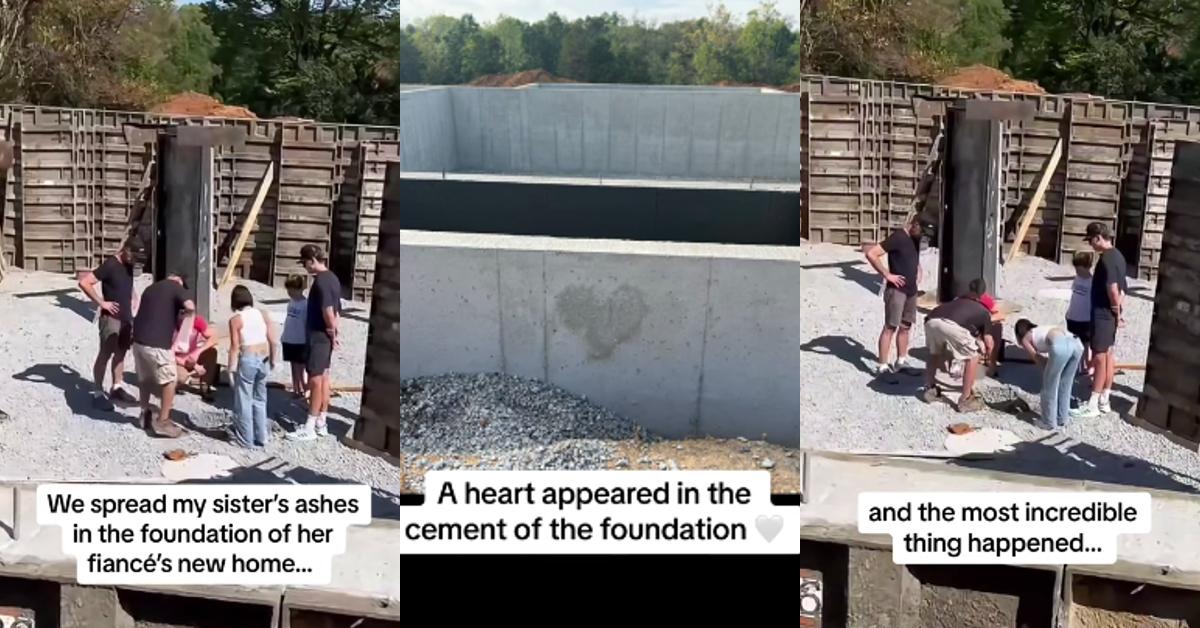 Man Puts Fiance Ashes in Foundation of New House