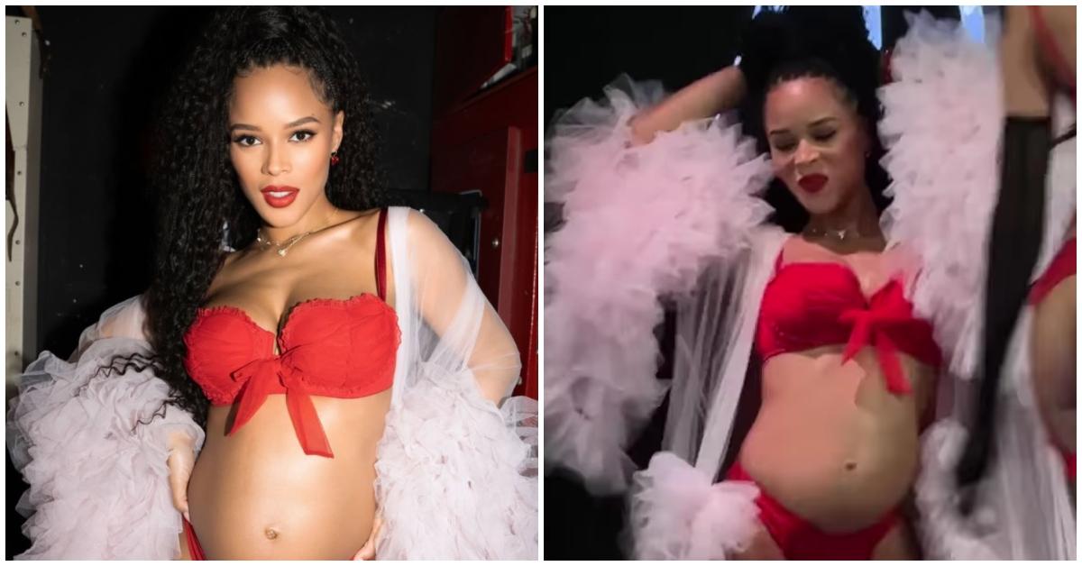 (l-r): Serayah at Adore Me's NYFW show in February 2025