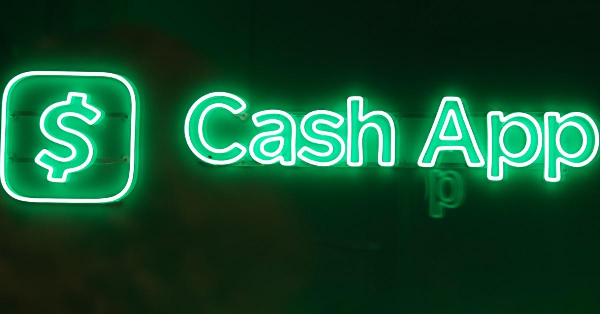 Cash App neon logo sign