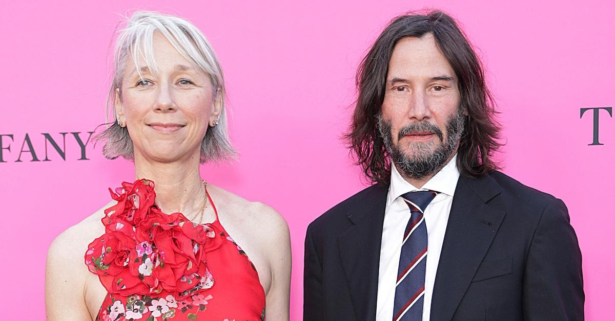 Alexandra Grant and Keanu Reeves attend the 2023 MOCA Gala 