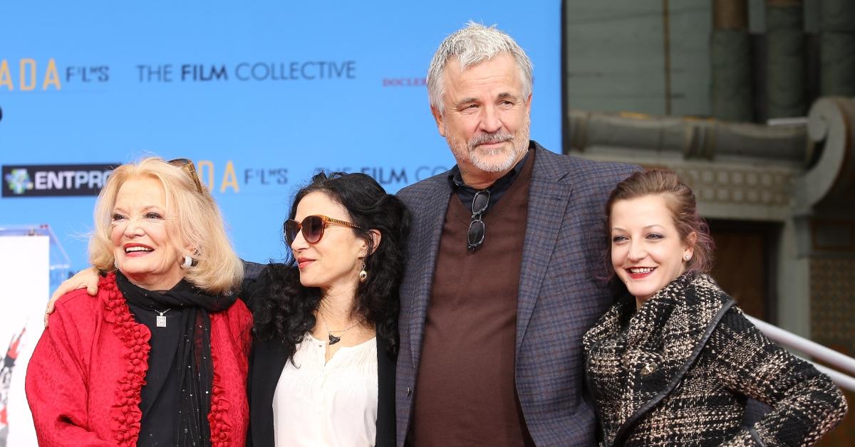 (l-r): Gena Rowlands, Xan Cassavetes, Nick Cassavetes, and Zoe Cassavetes