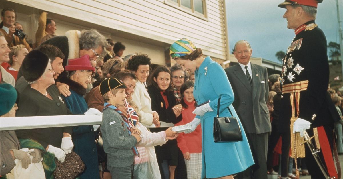 Queen Elizabeth II in Tasmania 1970