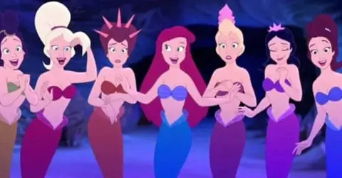 Ariel and her sisters
