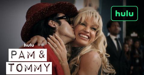 Lily James and Sebastian Stan in 'Pam & Tommy'