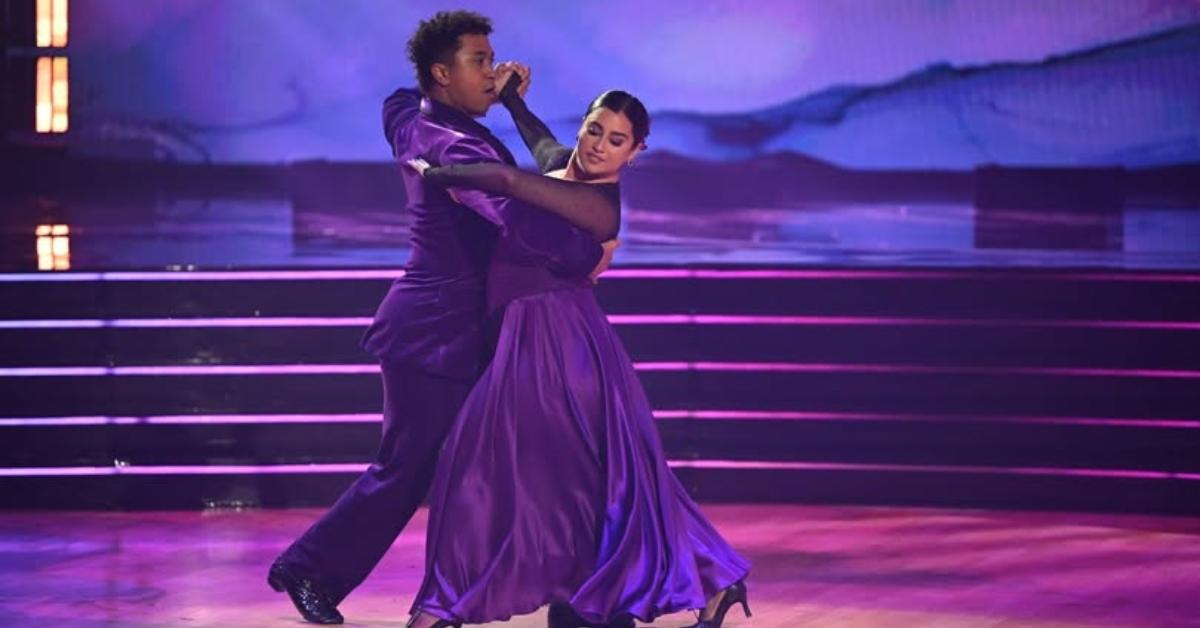 Brandon Armstrong and Lauren Jauregui performt he tango on Dancing With the Stars.