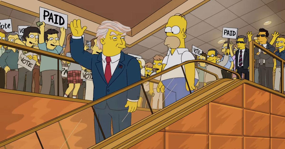 when does trump die in the simpsons