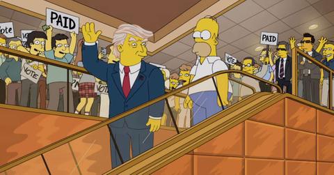 when does trump die in the simpsons