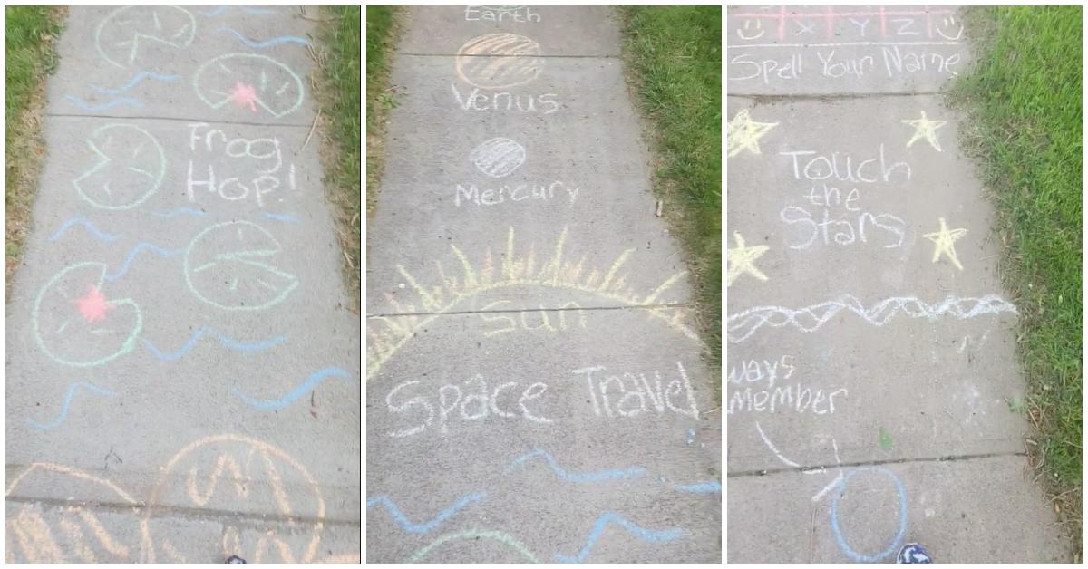 This Creative Hopscotch Idea Transforms the Childhood Game