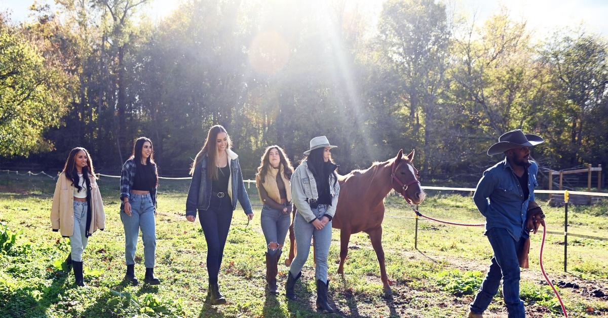 Ryan and contestants from 'Farmer Wants a Wife'