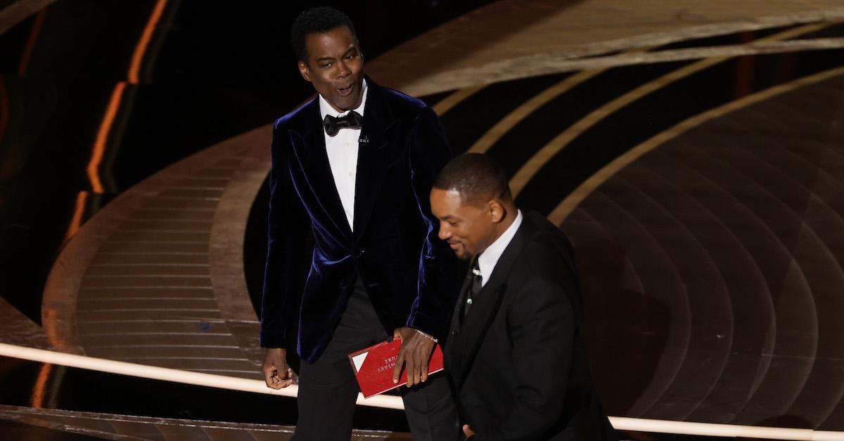 Chris Rock and Will Smith at 2022 Oscars