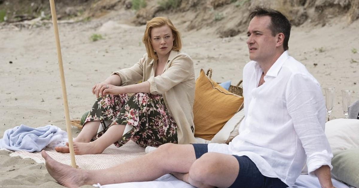 Sarah Snook and Matthew Macfadyen in 'Succession'