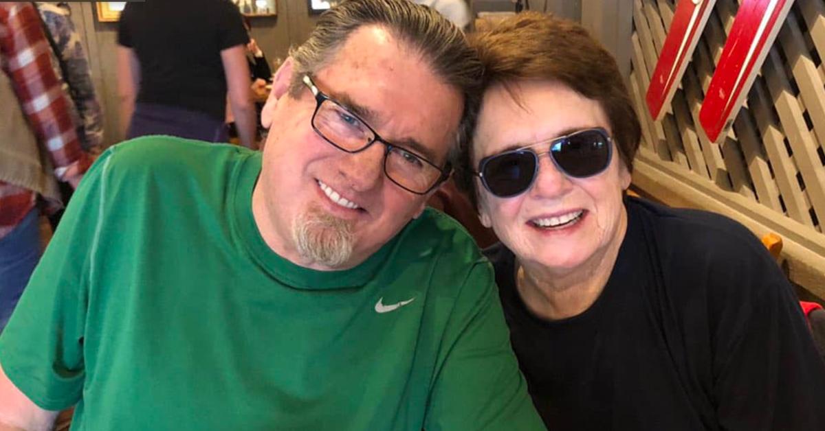 (L-R): Randy Moffitt and Billie Jean King