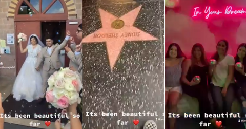 stills from a 27 Video Challenge on TikTok