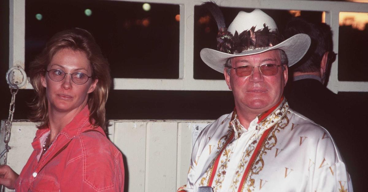 William Shatner et sa petite amie, Nerine Kidd en 1997