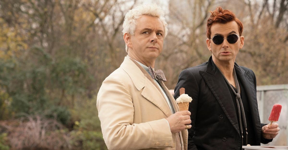 Michael Sheen & David Tennant in 'Good Omens'