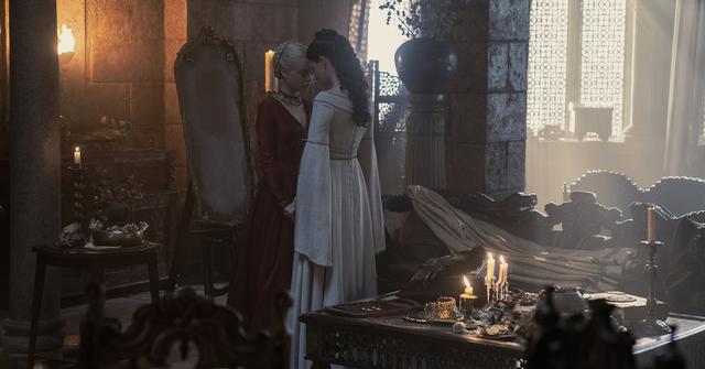 Emily Carey and MIlly Alcock in 'House of the Dragon'