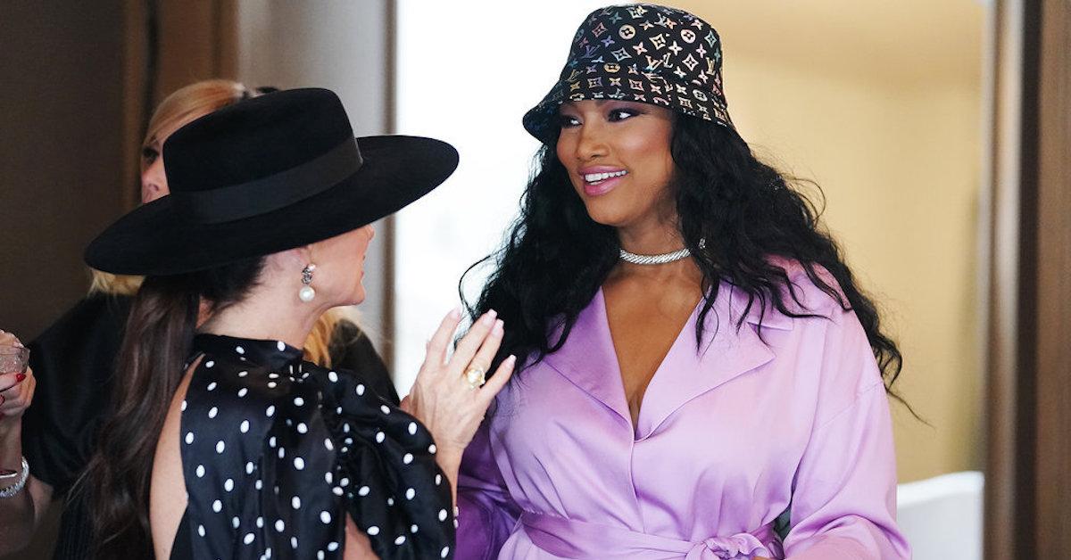 PHOTOS: Kyle Richards and Garcelle Beauvais Share Hug While Filming For  RHOBH, Have They Squashed Their Beef?