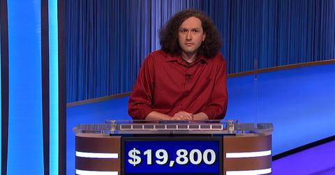 Grant DeYoung sitting on 'Jeopardy!'